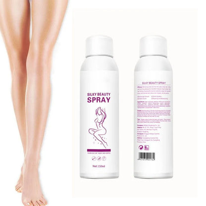 150ml Silky Beauty Spray, Quick and Painless Hair Removal Spray Foam for Legs, Arms, Underarms, Chest, Back, for Men and Women Skin Care