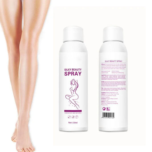 150ml Silky Beauty Spray, Quick and Painless Hair Removal Spray Foam for Legs, Arms, Underarms, Chest, Back, for Men and Women Skin Care
